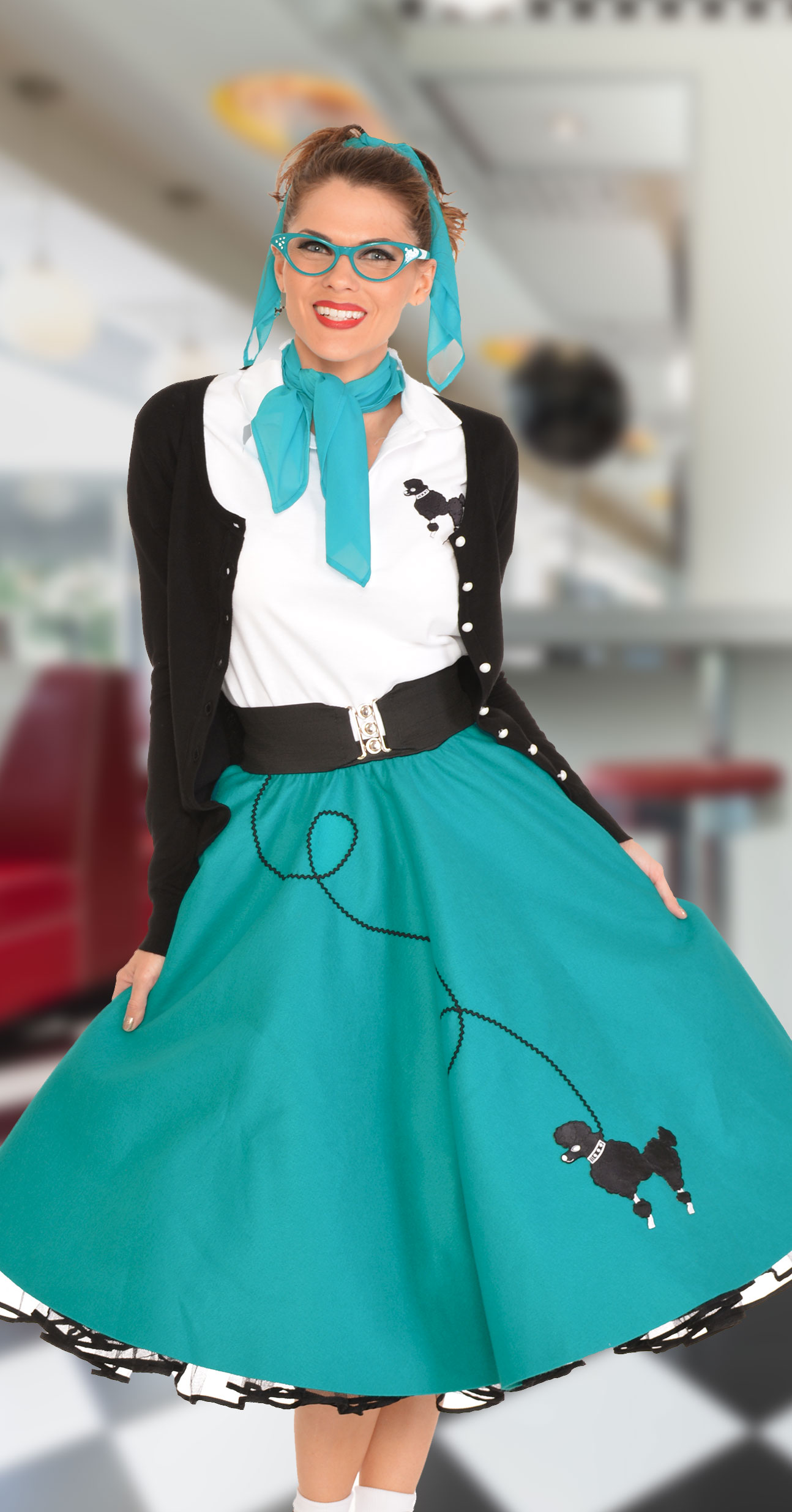 50's Outfits For Every Occassion  Poodle Skirts, Poodle Tops, & More