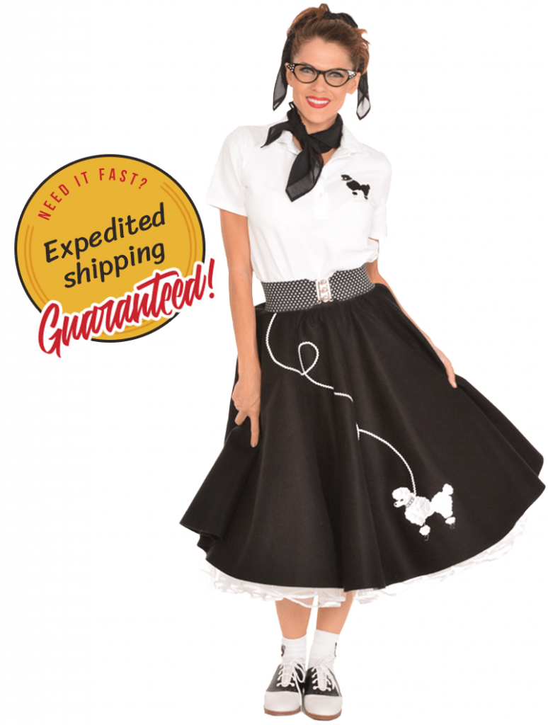 50's Outfits For Every Occassion Poodle Skirts, Poodle Tops, & More